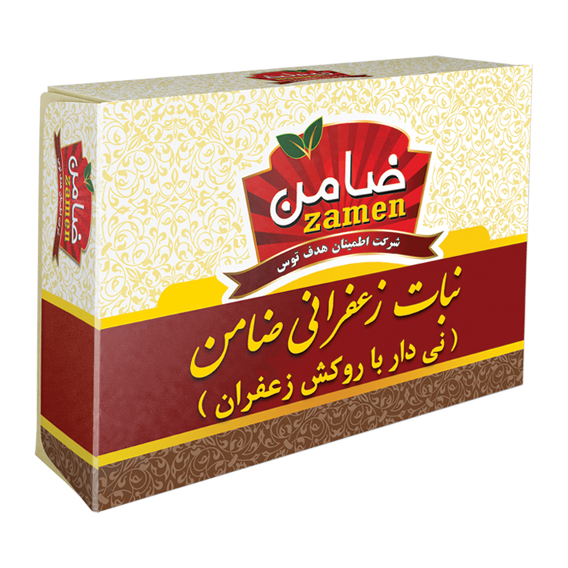 1100520004 نبات نی دار زعفرانی ضامن (با روکش زعفران) - تصویر 1